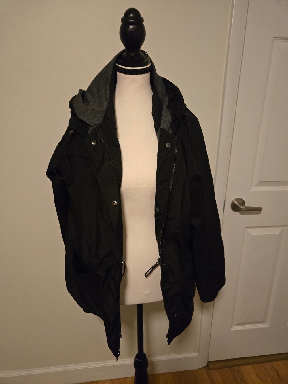 a•n•d e a w y 3-in-1 Black Raincoat